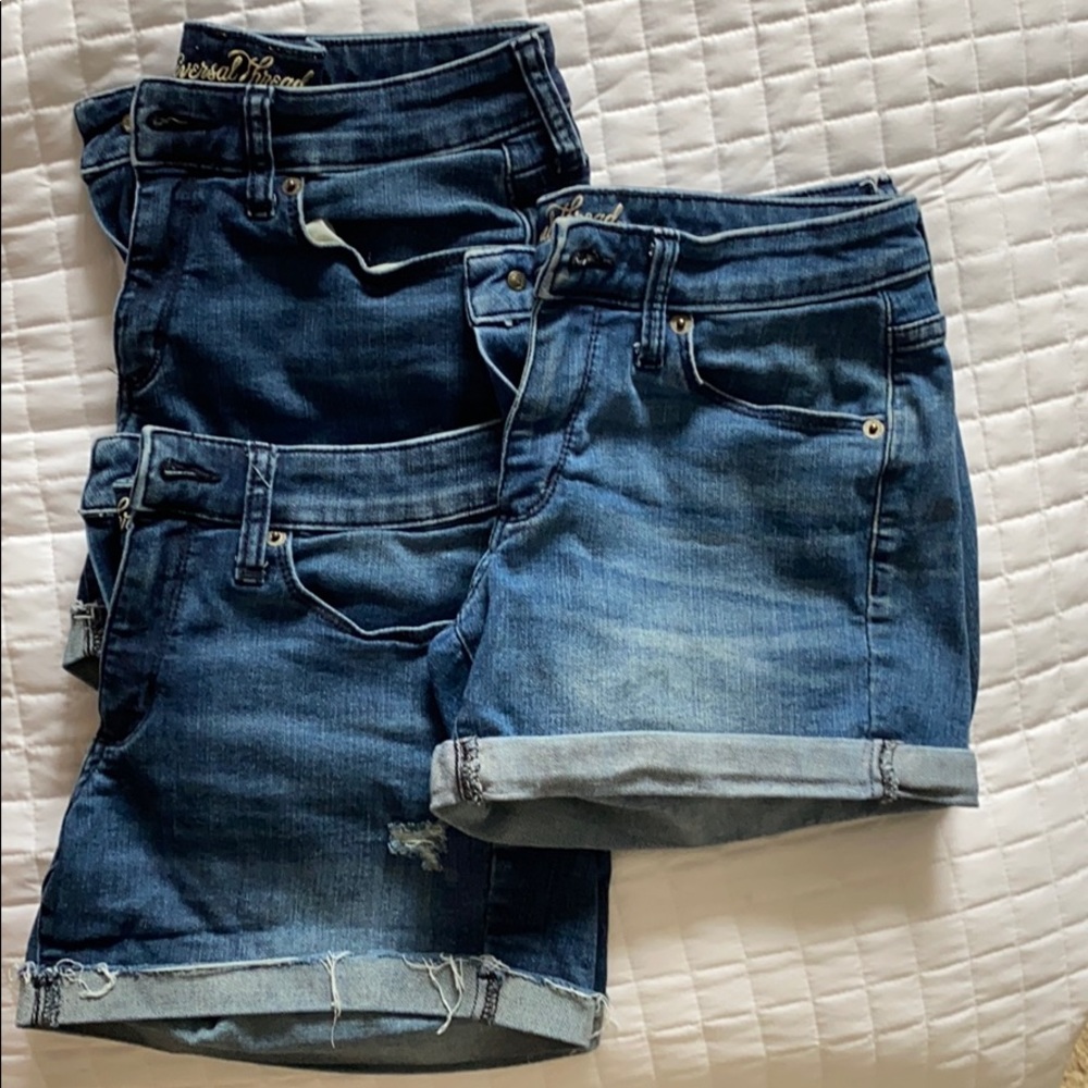Universal Thread denim shorts lot, size 27/4